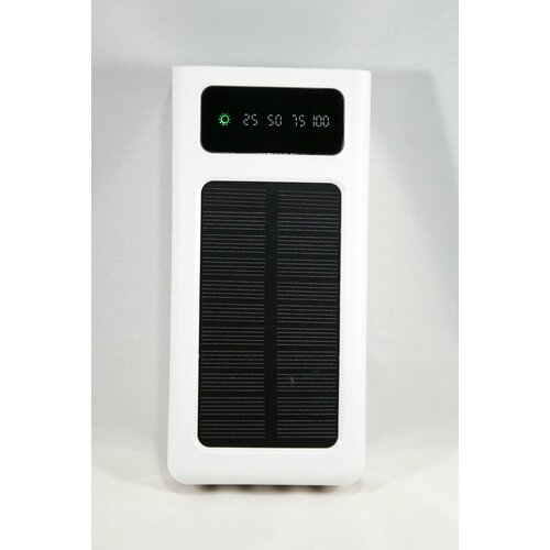 Внешний аккумулятор на солнечных батареях FENGQi 20000 mAh POWER BANK - P28 белый 120000₽