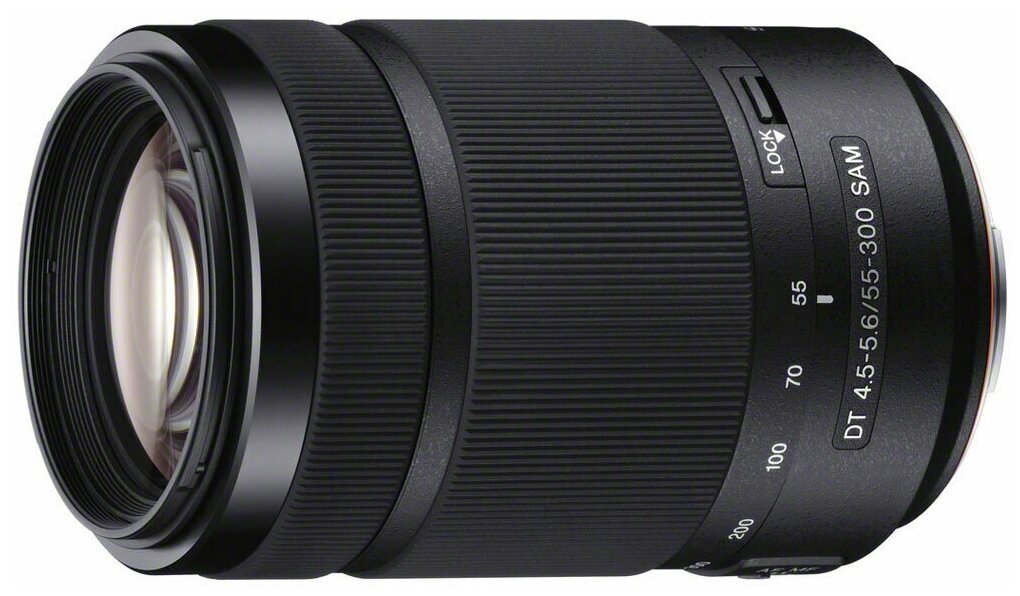 Объектив Sony DT 55-300mm f/4.5-5.6 (SAL-55300), черный