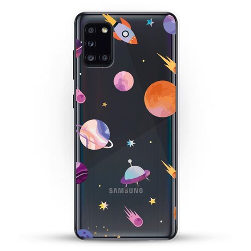 фото Силиконовый чехол узор из планет на samsung galaxy a31 andy & paul