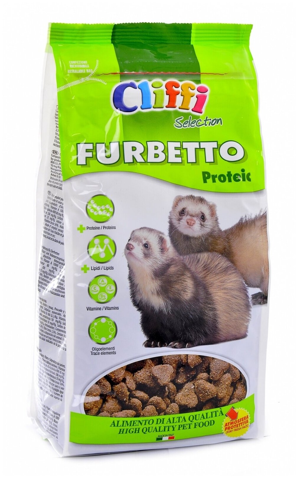 Cliffi Для хорьков протеиновый (Furbetto proteic SELECTION) 0.8 кг
