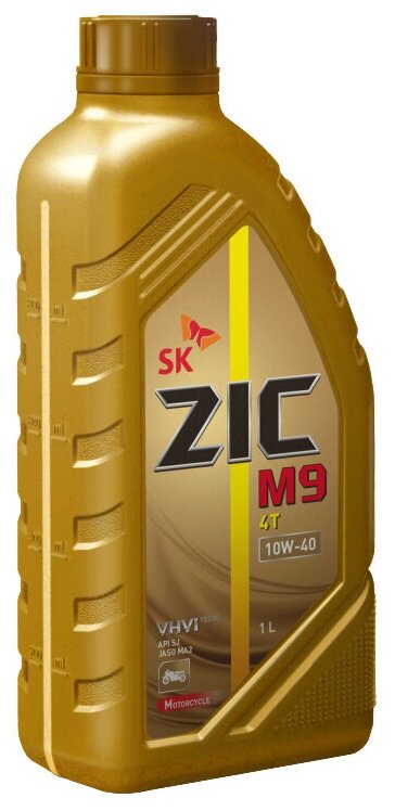Полусинтетическое моторное масло ZIC M9 4T 10W-40