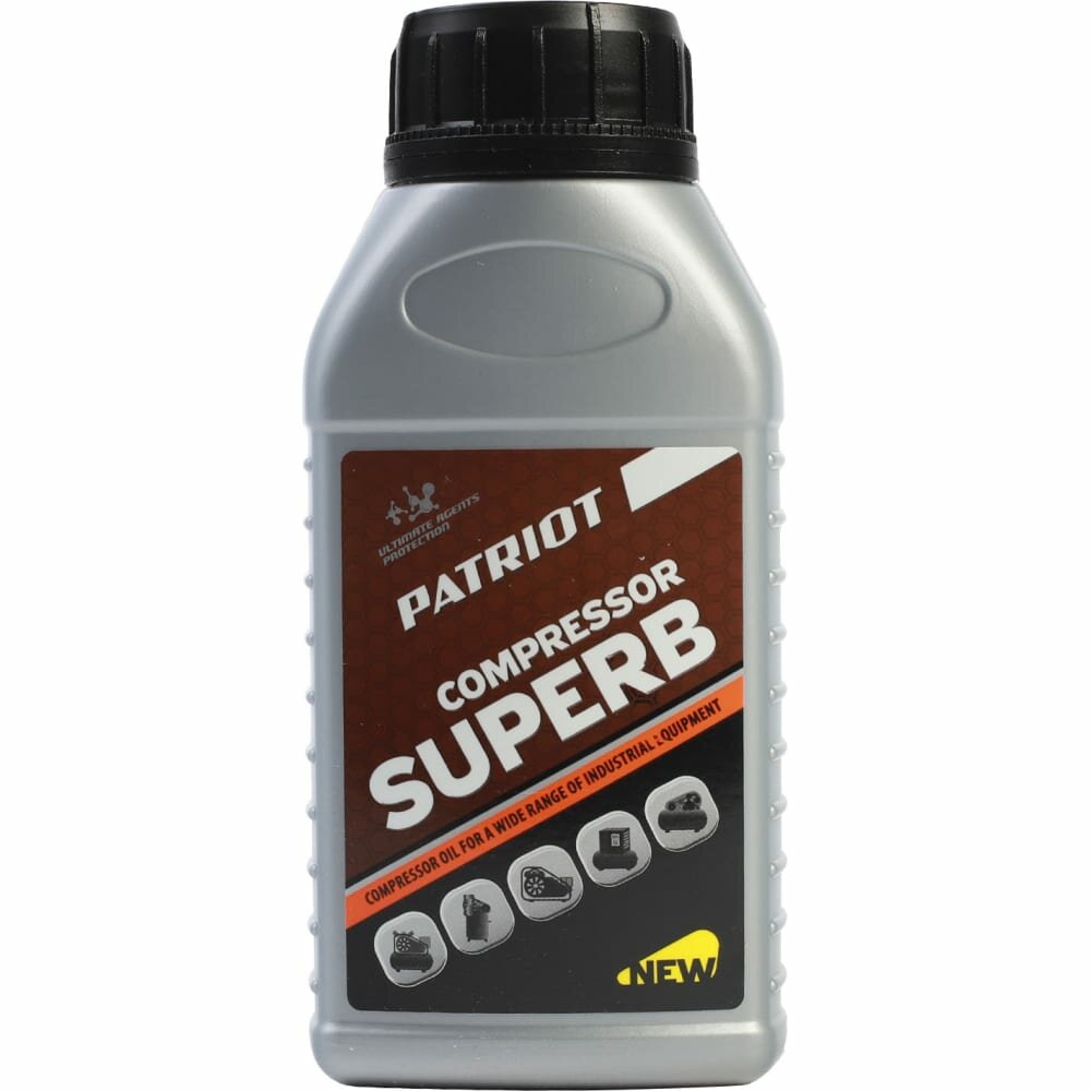 Patriot Масло COMPRESSOR OIL GTD 250/VG 100 250мл (Россия) 850030625