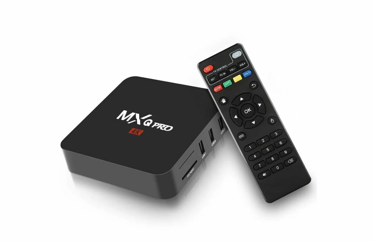Андроид ТВ приставка приставка для телевизора DGMedia MXQ Pro 1Gb/8Gb CPU S905W / Медиаплеер Smart TV box 4k