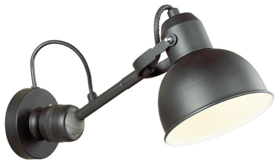 Odeon Light 4125/1W ODL19 310 черный Бра на кронштейне Е14 1*40W ARTA