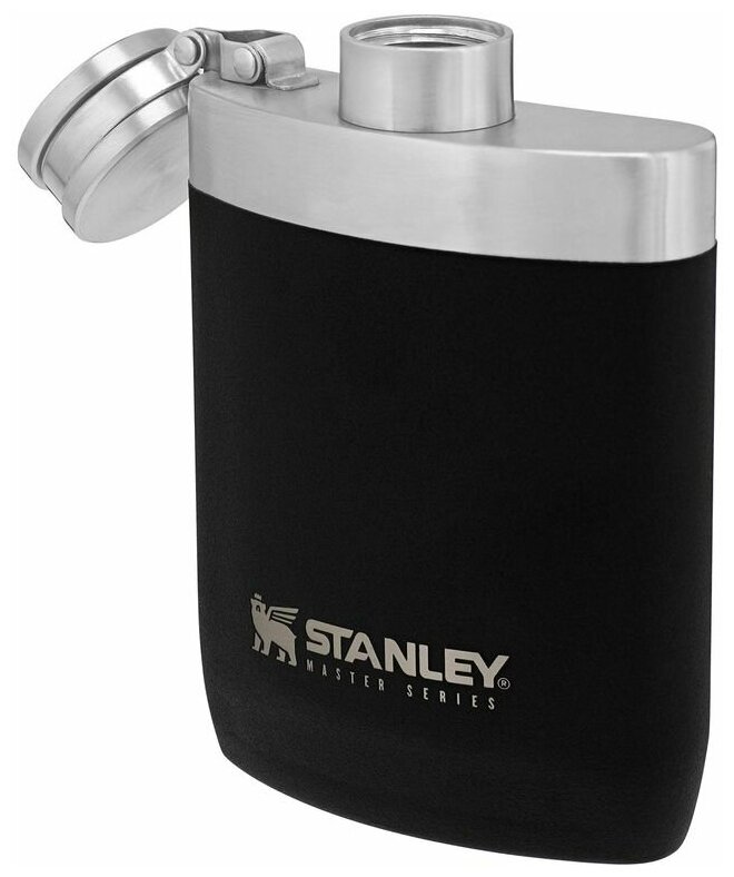 Термос-фляга STANLEY Master SS Vacuum Flask, 0.23 л, черный - фотография № 2