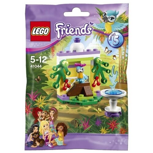 Конструктор LEGO Friends 41044 Фонтан Попугая Ара, 39 дет. набор для вышивания сделано с любовью попугаи ара 24x46 см птицы