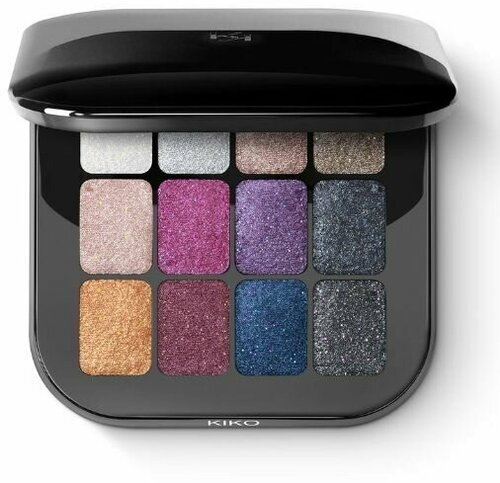 KIKO MILANO Палетка теней для век Cult Colours Eyeshadow Palette (02 Shocking Sparkle Shades)