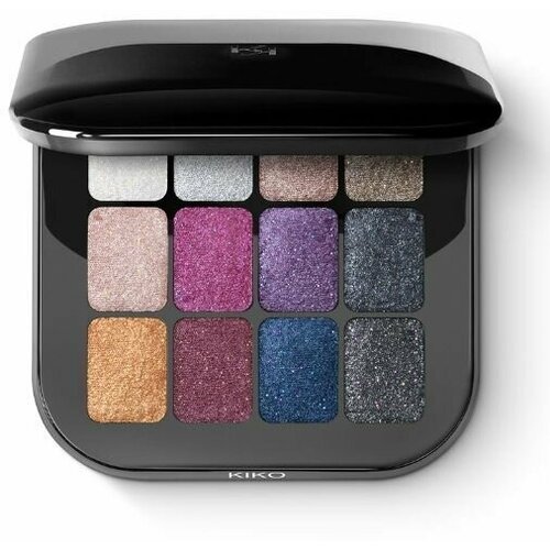 KIKO MILANO Палетка теней для век Cult Colours Eyeshadow Palette (02 Shocking Sparkle Shades) палетка теней для век kiko milano cult colours eyeshadow palette 12 гр