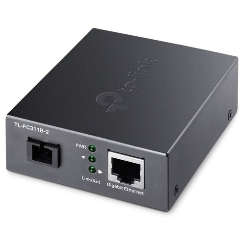 Медиаконвертер TP-LINK TL-FC311B-2 комплект 5 штук медиаконвертер tp link tl fc111b 20 wdm 10 100mbit rj45 до 20km