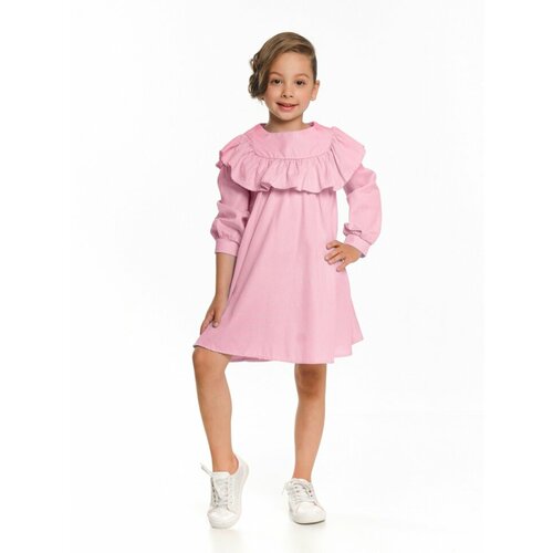 Платье Mini Maxi, размер 104, розовый школьный фартук mini maxi размер 104 розовый красный