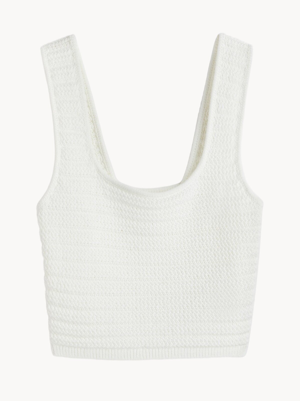 Топ H&M, размер L, белый