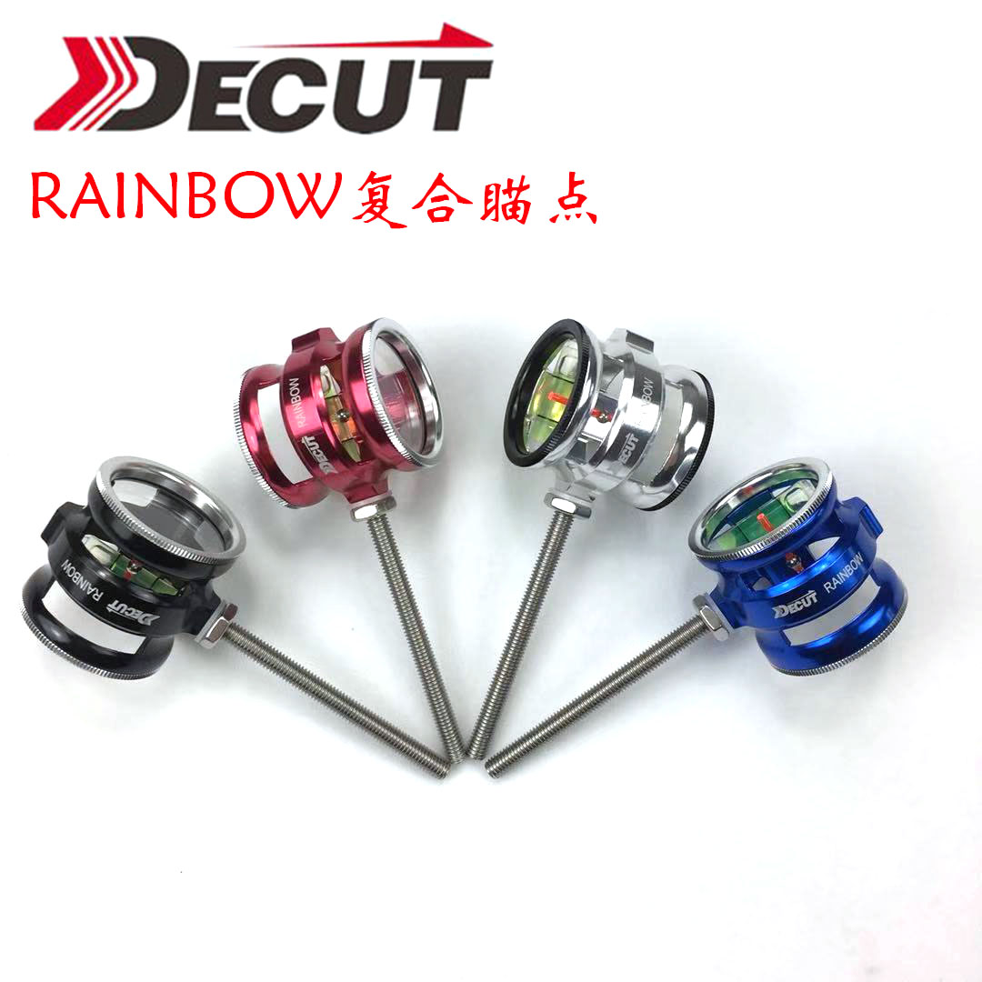 Decut RAINBOW Синий 6x Однообъективный Прицел с Весом 0.75 г для Тренировок на Таргет
