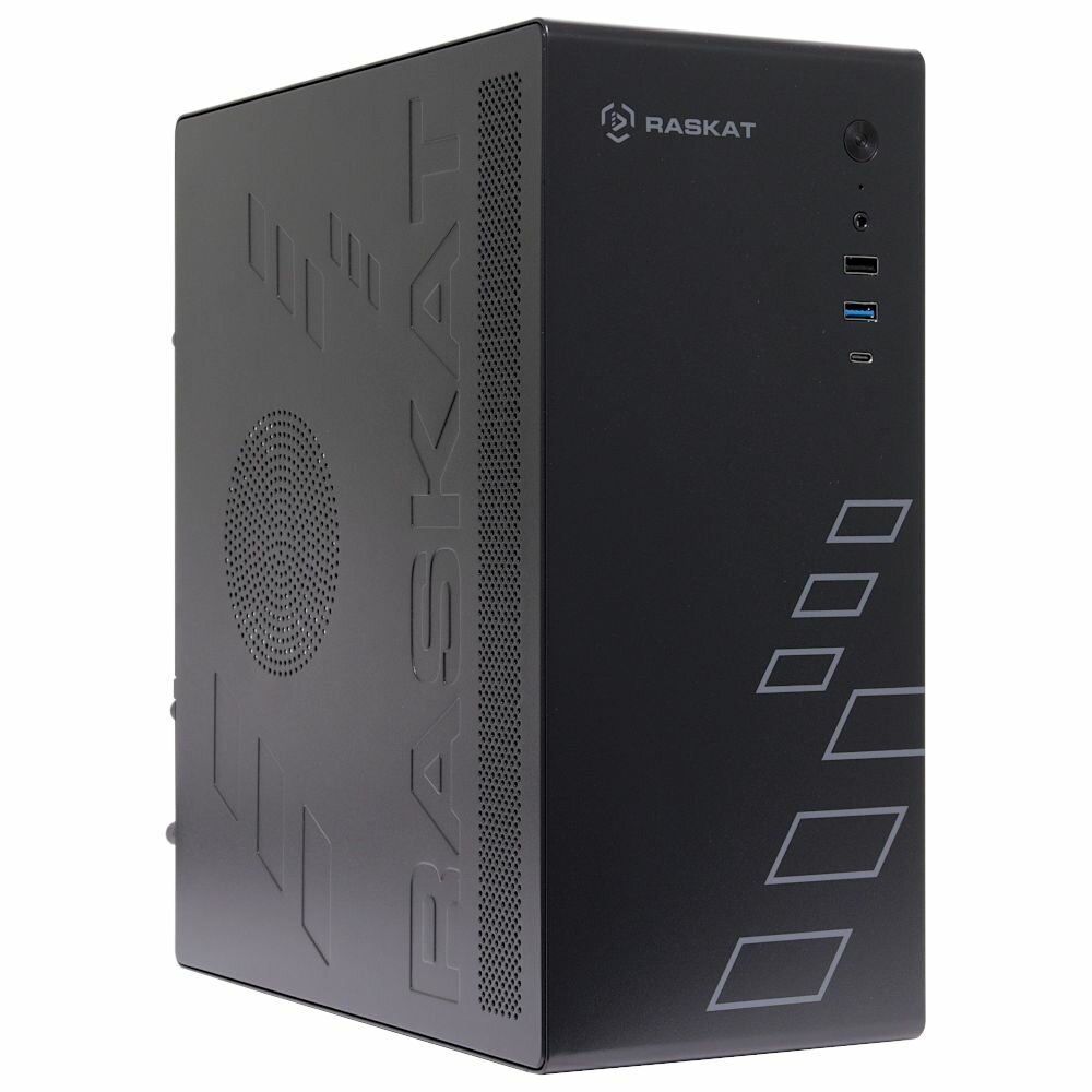 Raskat Standart 300 (Intel Core i3 10100, RAM 16Gb, SSD 480Gb, no OS, kb+ms, black)