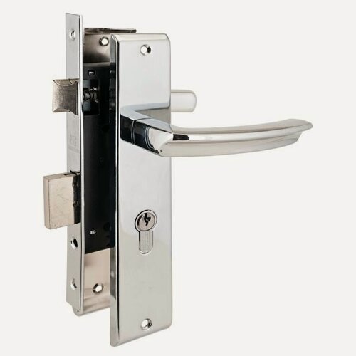 Изображение товара Замок врезной с ручками аллюр АРТ, хром