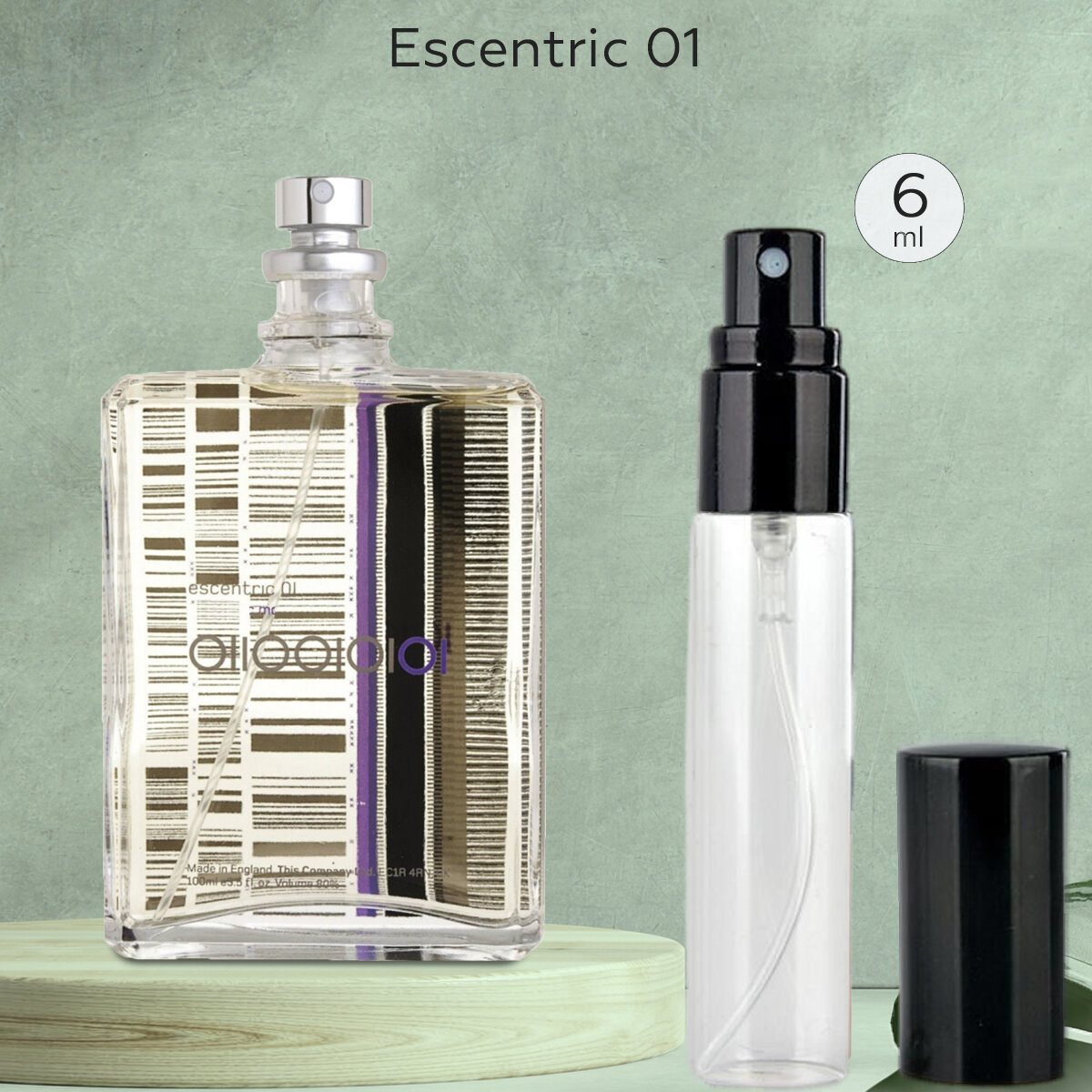 Gratus Parfum Escentric 01 духи унисекс масляные 6 мл (спрей) + подарок