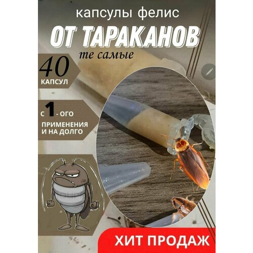 Капсула инсектицидная Феликс от тараканов набор 40 штук