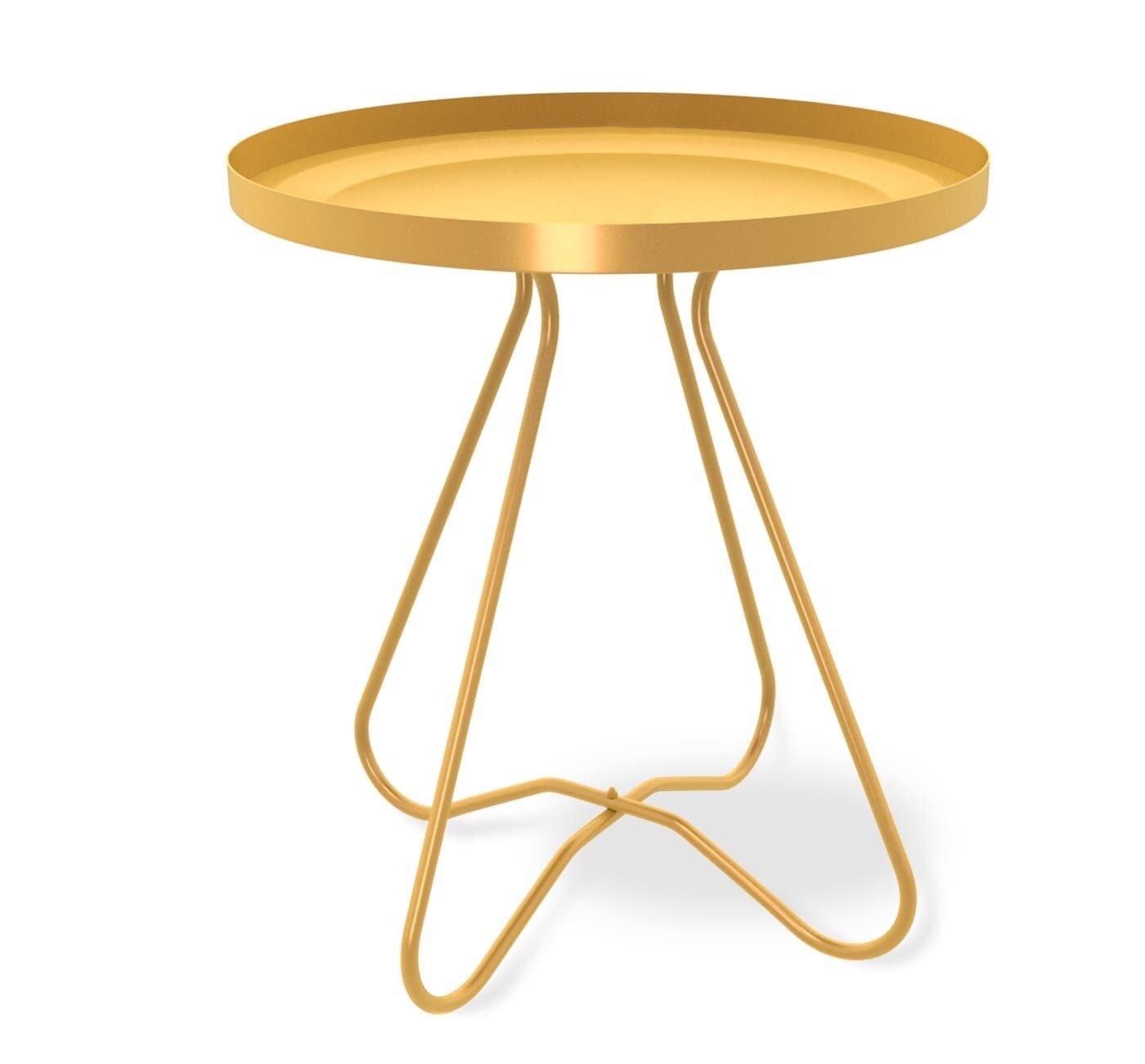 Столик журнальный Sheffilton SHT-CT3 Золото Размеры: Высота 450мм Глубина 350мм Ширина 350мм