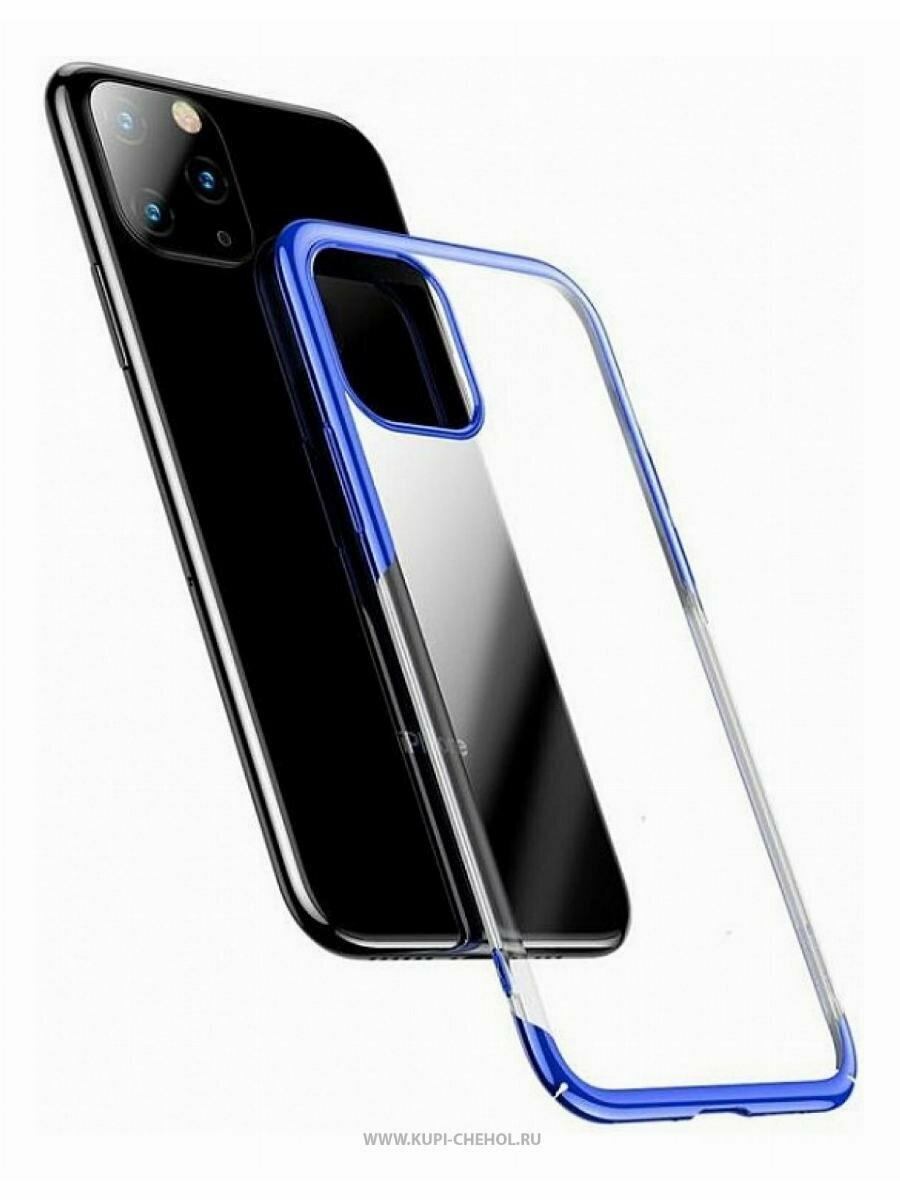 Чехол-накладка Baseus (WIAPIPH65S-DW03) для iPhone 11 Pro Max (Blue) - фото №1