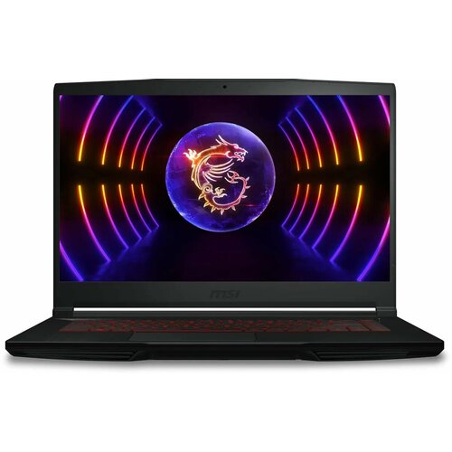 Ноутбук MSI GF63 Thin 12UCX-1037XRU 9S7-16R821-1037, 15.6", IPS, Intel Core i5 12450H 2ГГц черный, black