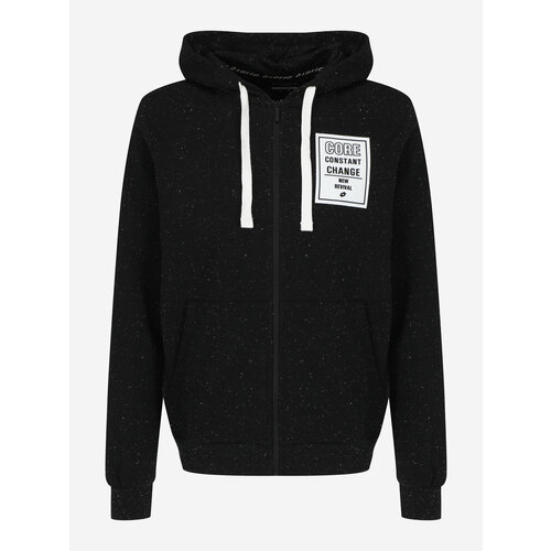 Толстовка Lotto CAMPO SQUARE FZ HOODY, размер S, черный