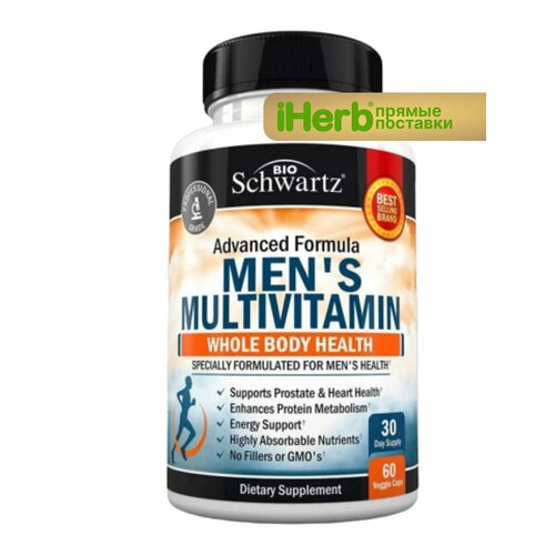 Multivitamin Mens, BioSchwartz, Мультивитамины для мужчин 60 капсул