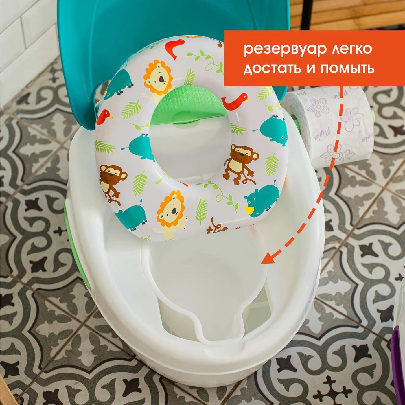 Горшок-подножка Summer Infant 3 в 1 Step-By-Step розовый - фото №8