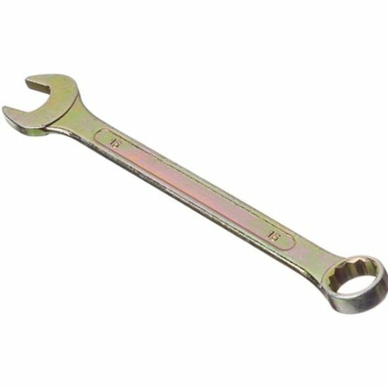 Ключ рожково-накидной Ермак  13мм желтый цинк