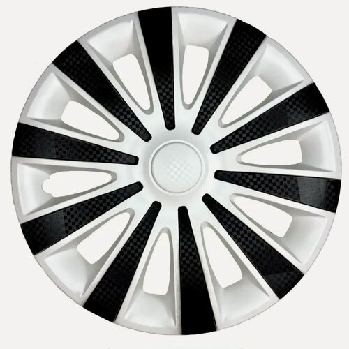Изображение товара Колпаки R15 Карат Super Black белый STAR 4шт карбон