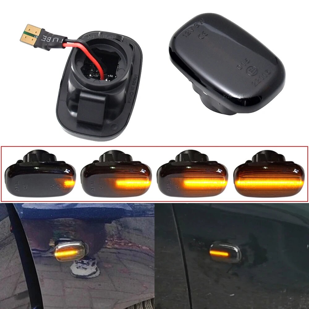 Фонарь поворотного сигнала для Toyota Avensis Verso Carina Celina Corolla Camry caldine Harrier Hilux Lexus GS RX, Dynamic Black, 81730-17051