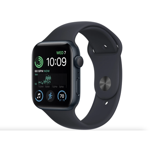 Умные часы Apple Watch Series SE Gen 2 2023 44 мм Aluminium Case GPS, midnight Sport Band
