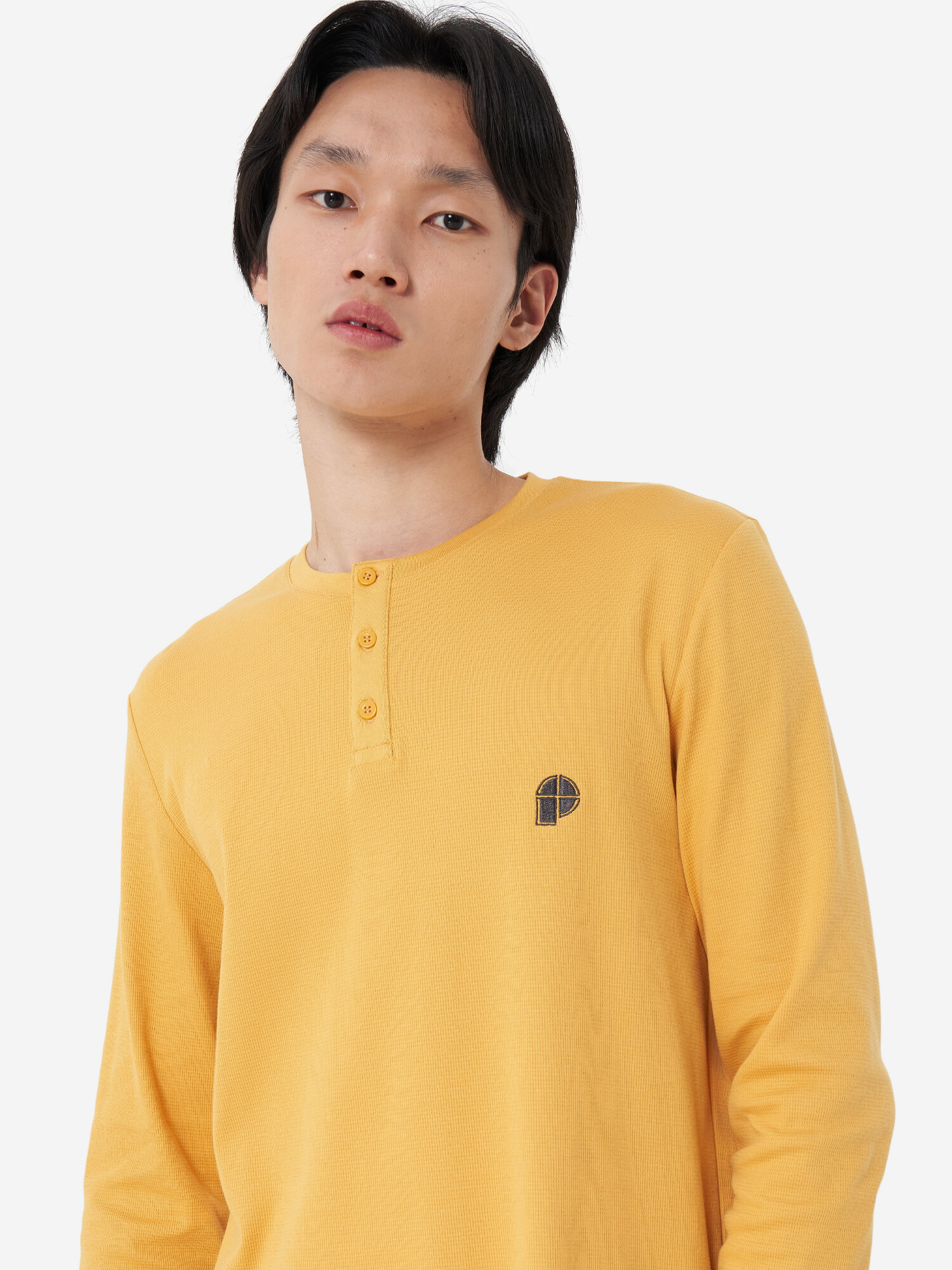 Лонгслив PROTEST Protest AW25 Male AU WAFFLE LS T-SHIRT, размер 50, , охра