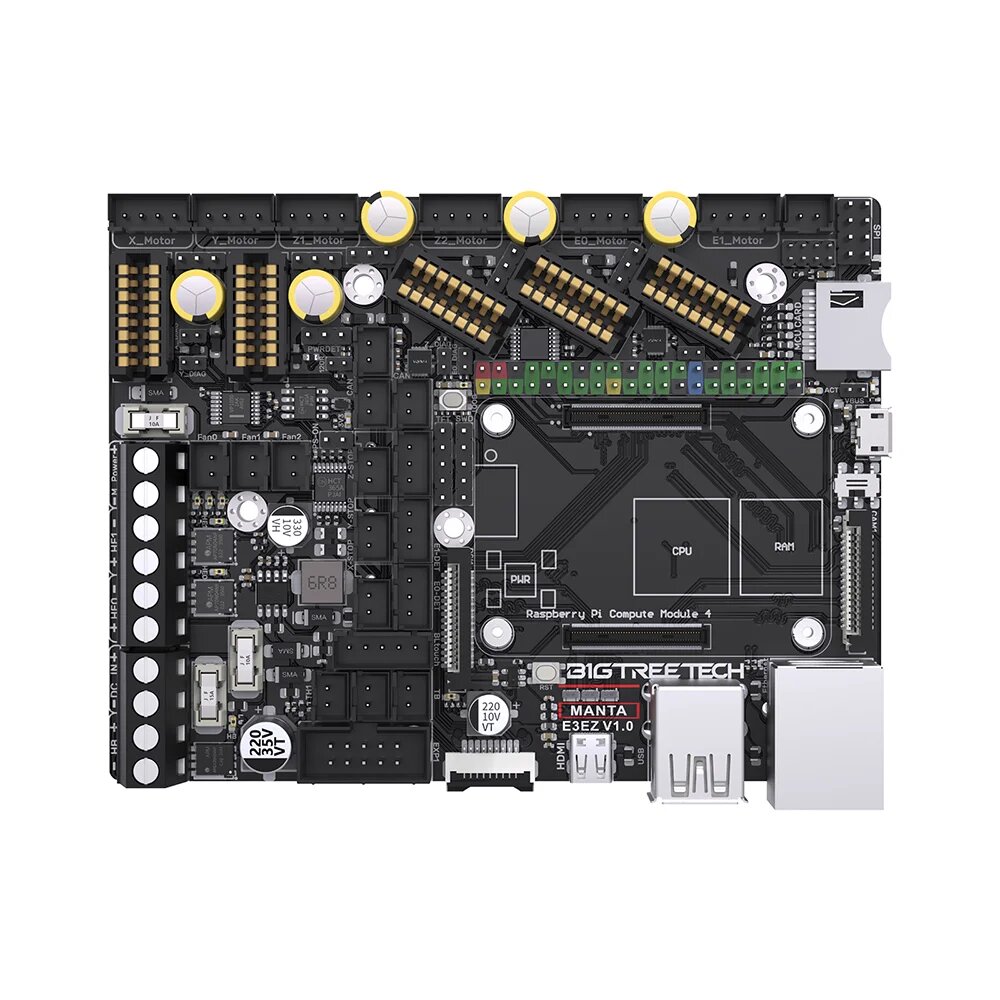 Материнская плата BIGTREETECH Manta E3 EZ, Цвет: Manta E3EZ Board