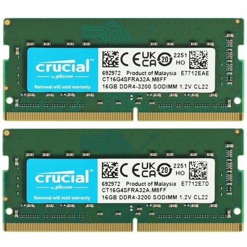 Оперативная память SODIMM Crucial CT2K16G4SFRA32A 32 ГБ