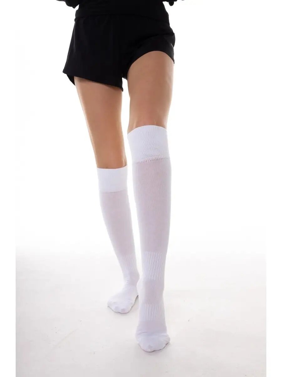 Гетры спортивные  Зима 2024, размер 41-44, белый — фото 1