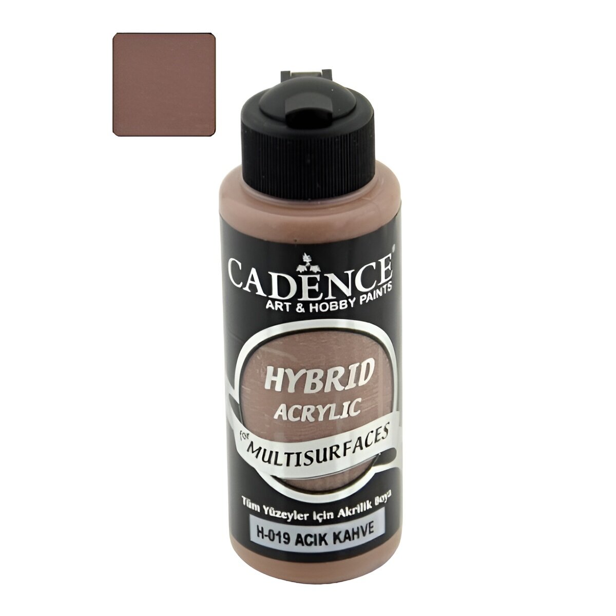 Акриловая краска Cadence Hybrid Acrylic Paint, 120 ml. Light Brown H-019