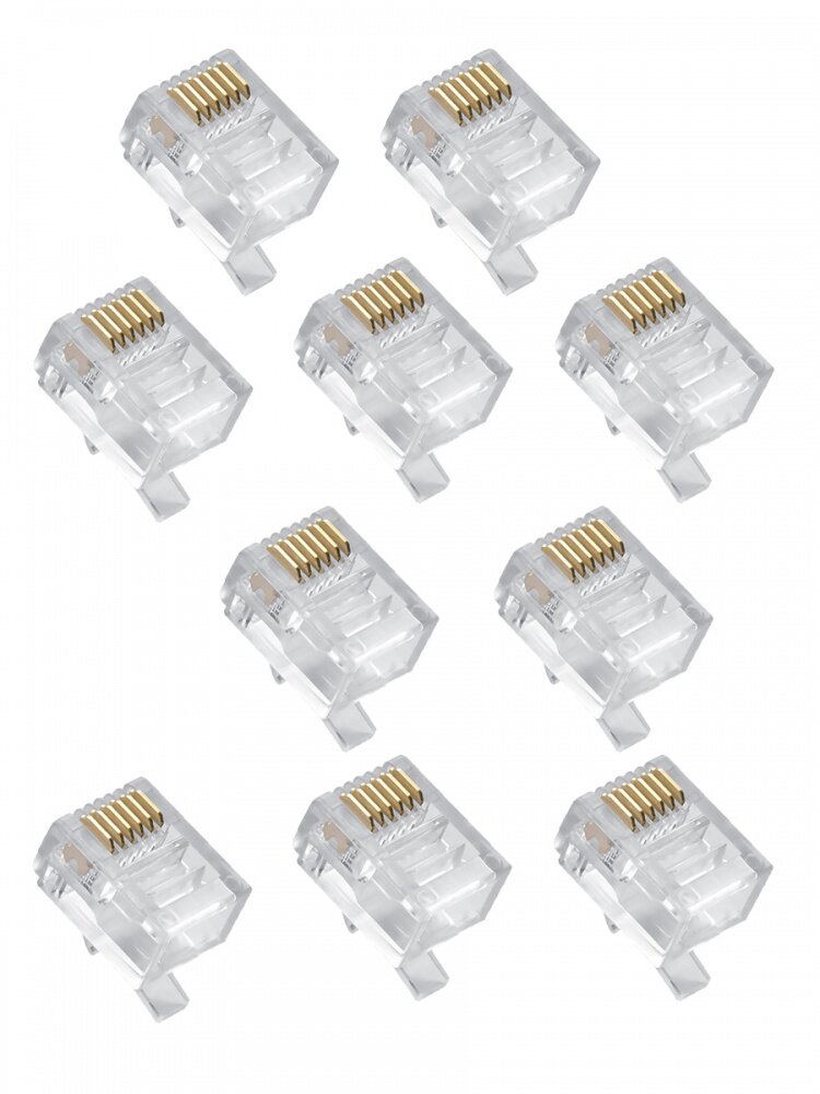 Разъем Pro Legend RJ12 6P6C (10 шт)
