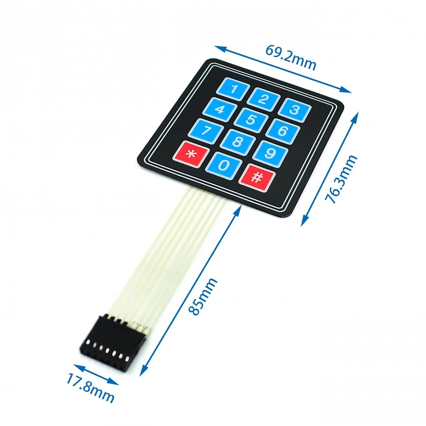 Мембранный переключатель, клавиатура и панель управления MINGYUANDINGYE для Arduino, B