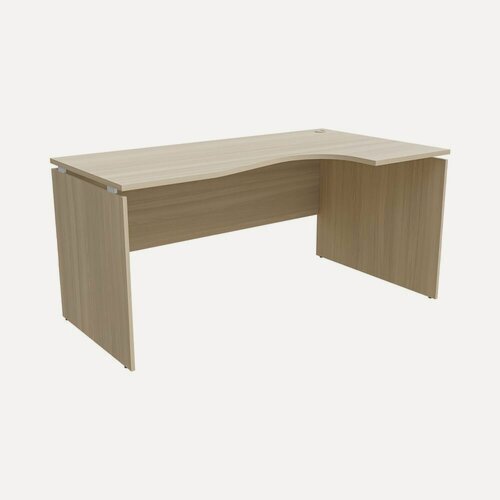 Изображение товара Стол письменный / криволинейный СК157R, р. 1570х900х750, Ясень шимо светлый