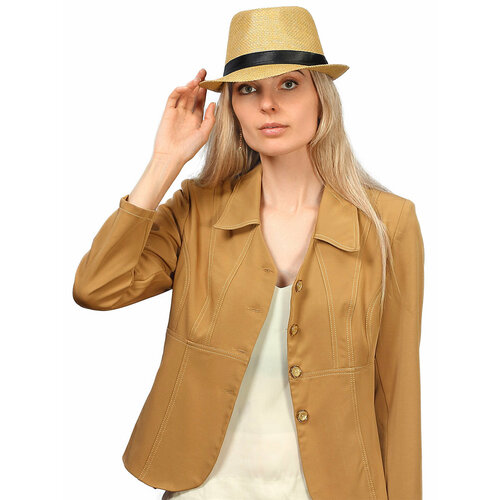 фото Шляпа для взрослых и детей, размер 58, light brown без бренда