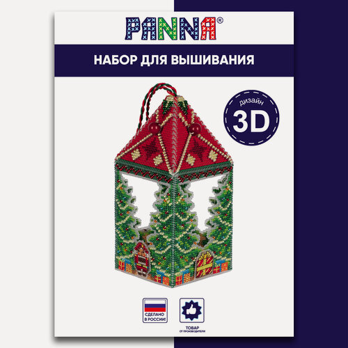Изображение товара Набор для вышивания PANNA IG-7441 "Новогодний фонарь" 7х15.5 см