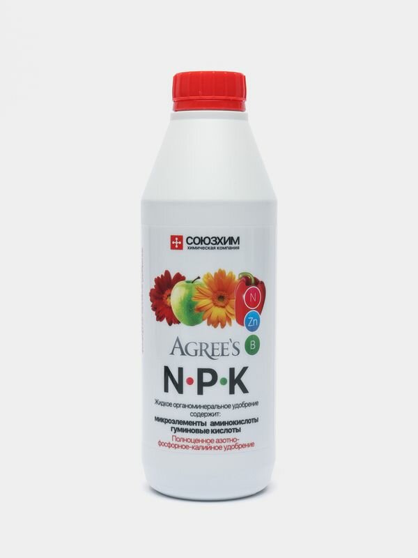 Удобрение Agree s  Агрис  NPK жидкое органоминеральное 0 5 л