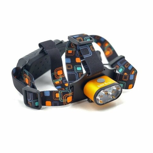 Фонарь налобный OEM K28/612, светодиоды, сменные аккумуляторы 2шт