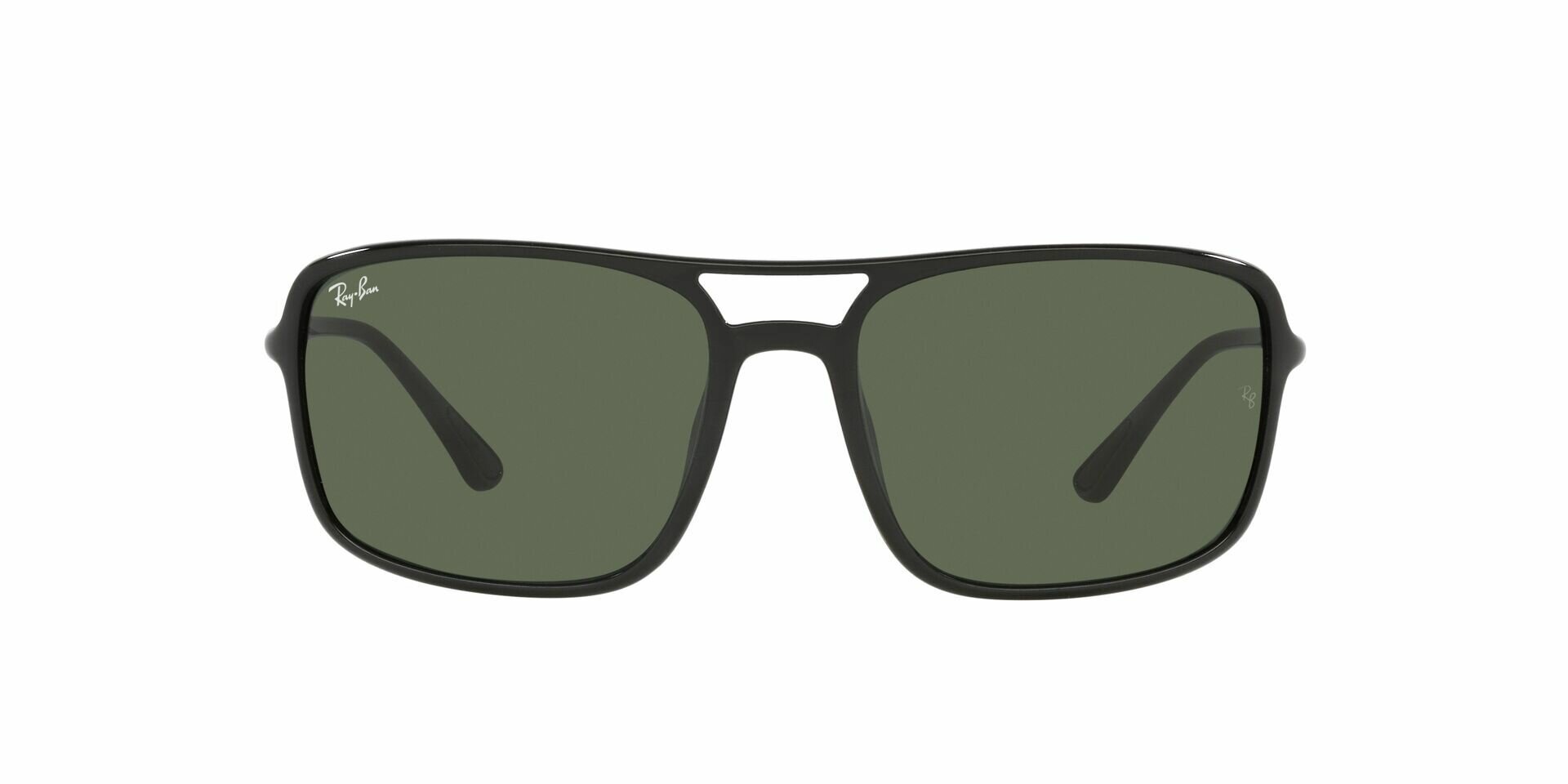 Солнцезащитные очки Ray-Ban, черный, зеленый