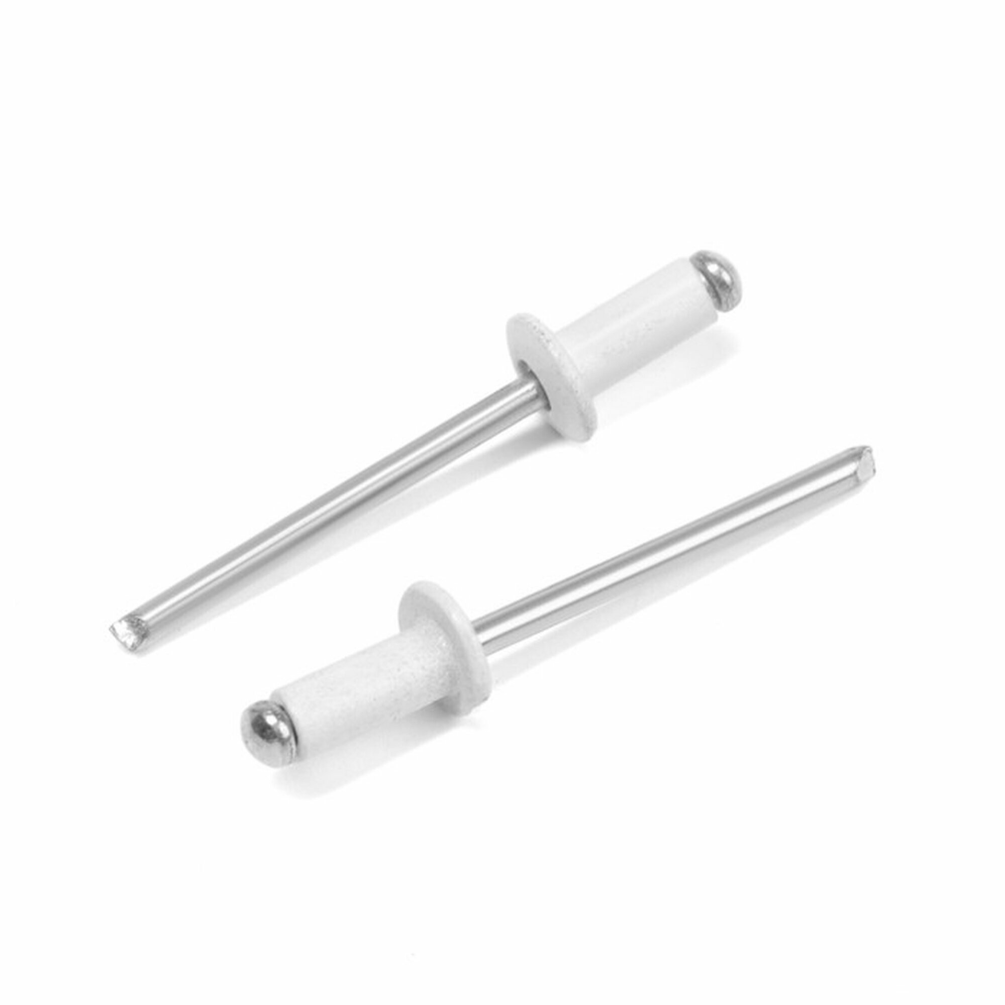 Заклёпки тундра krep вытяжные алюминий-сталь 4х10 мм белые 50 шт