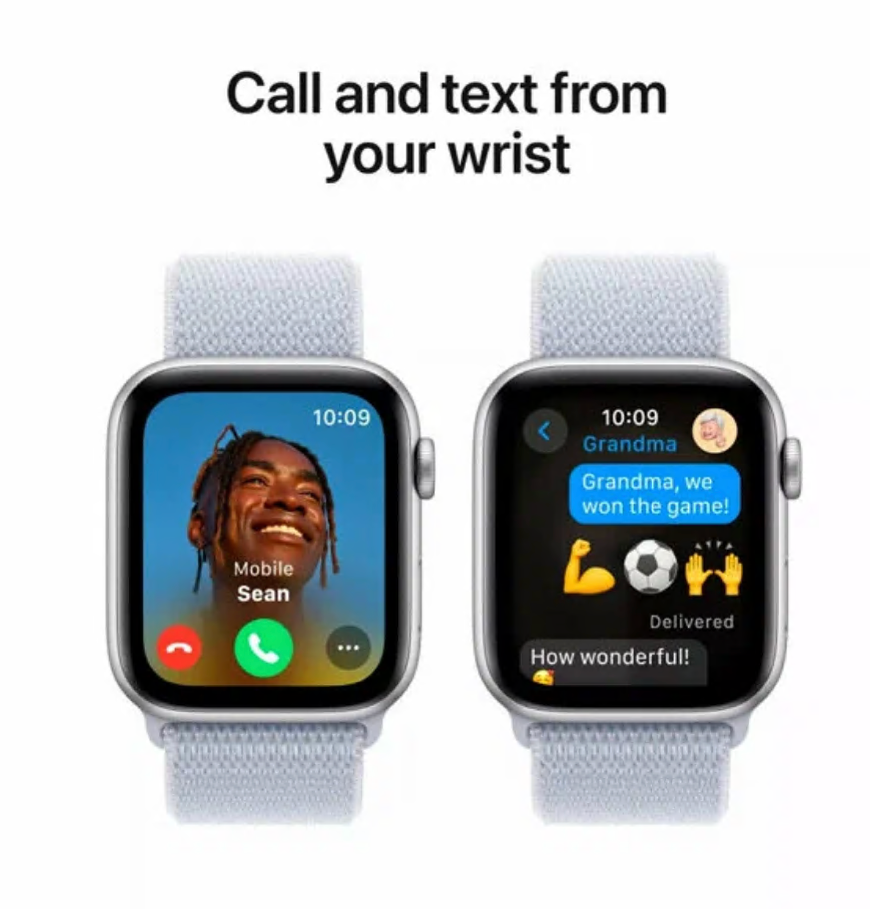 Умные часы Apple Watch Series SE Gen 2 44 (2024) Silver Al Blue SL (MXET3)(Не установлен Rustore) — фото 1