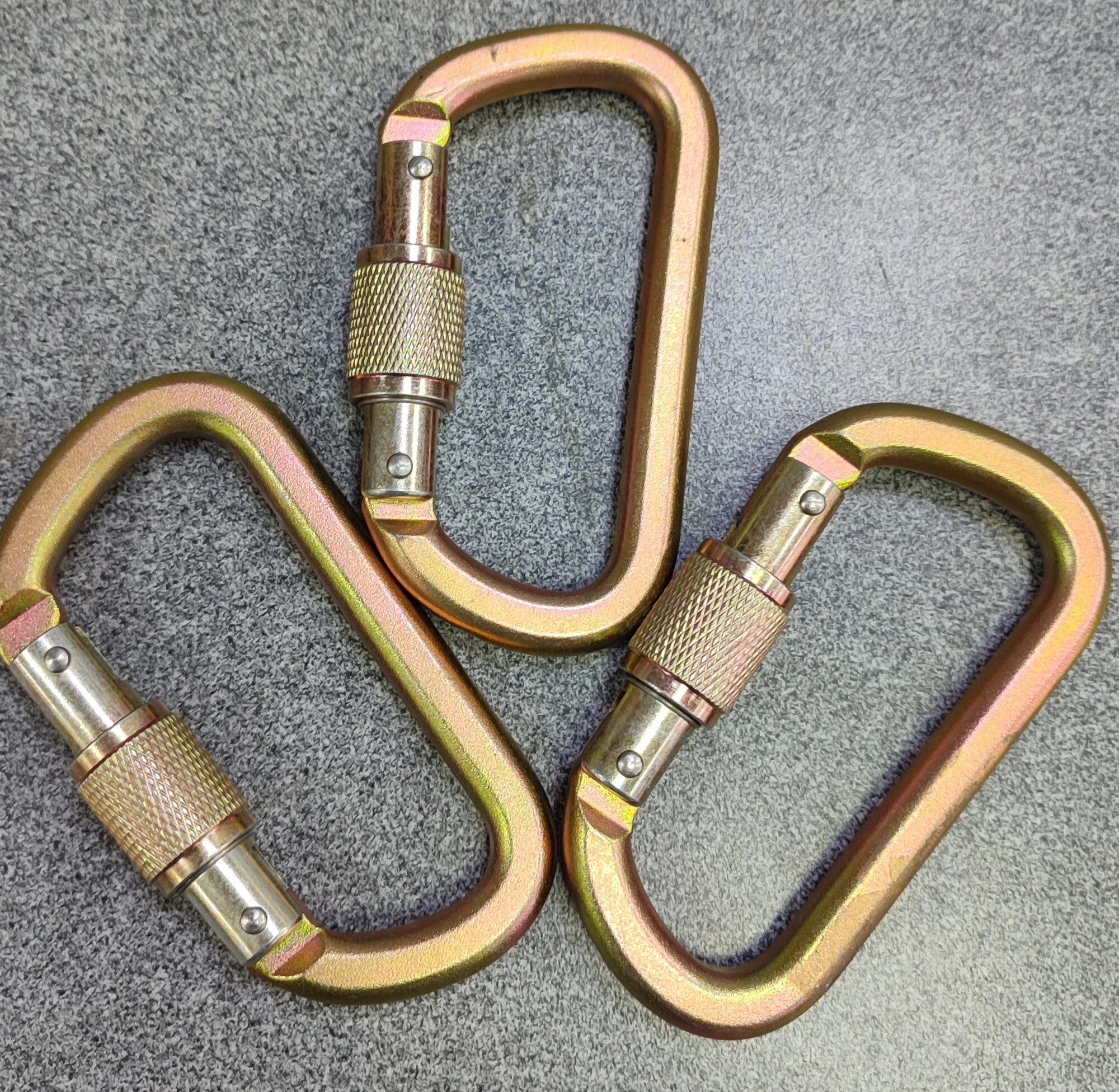 Карабин Венто Высота 512 сталь трапеция муфта (3шт) — фото 1