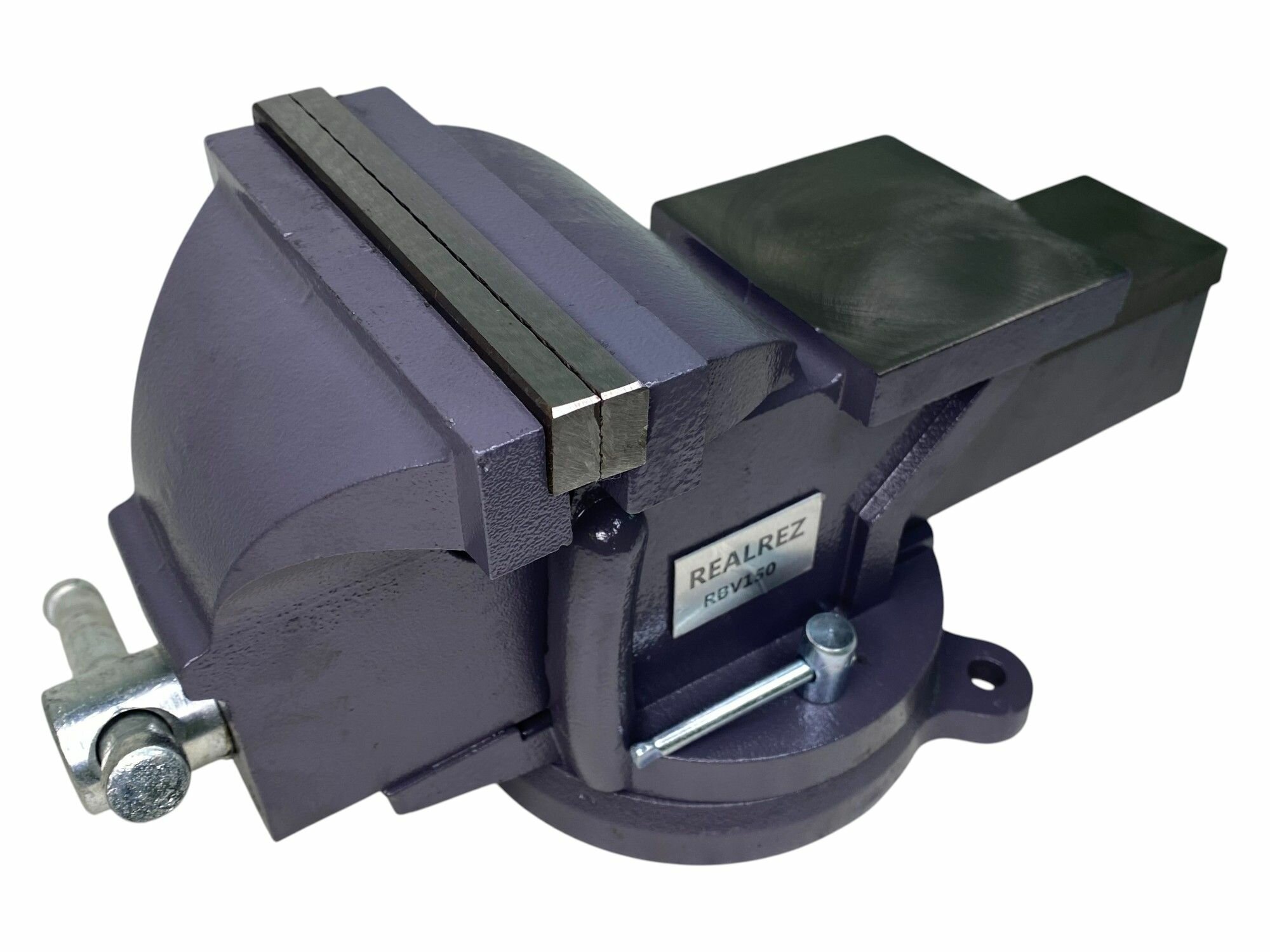 Тиски столярные поворотные REALREZ RBV150, ширина губок 150 мм — фото 1