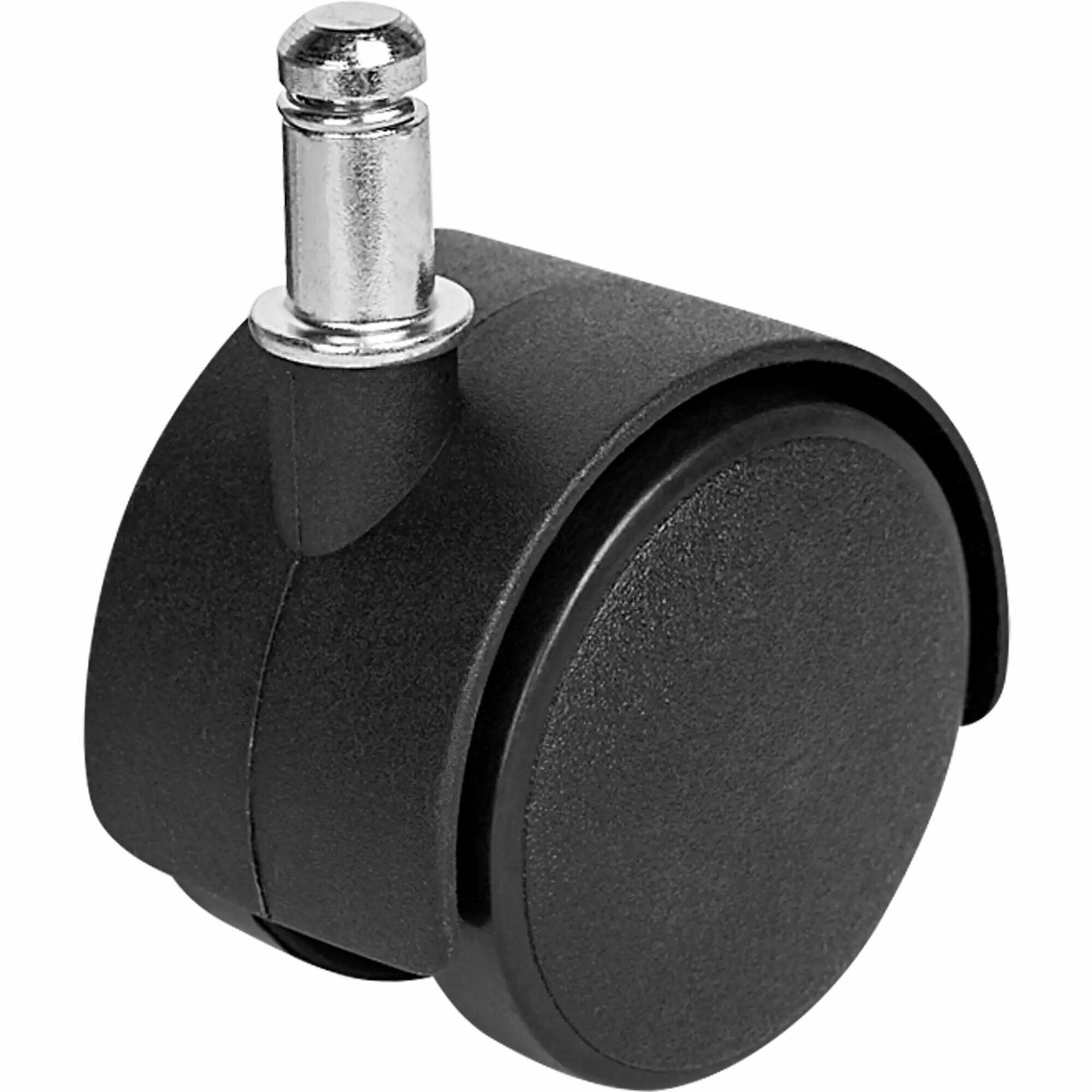 Колесо поворотное без тормоза со штифтом М8 D50 мм до 50 кг цвет черный