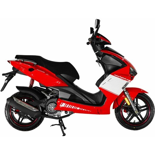 Скутер Regulmoto FORMULA 125 (LJ125T-8M), Красный/ белый, 100020-4