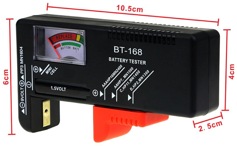 Цифровой тестер ёмкости BT168 для батареек - фотография № 8